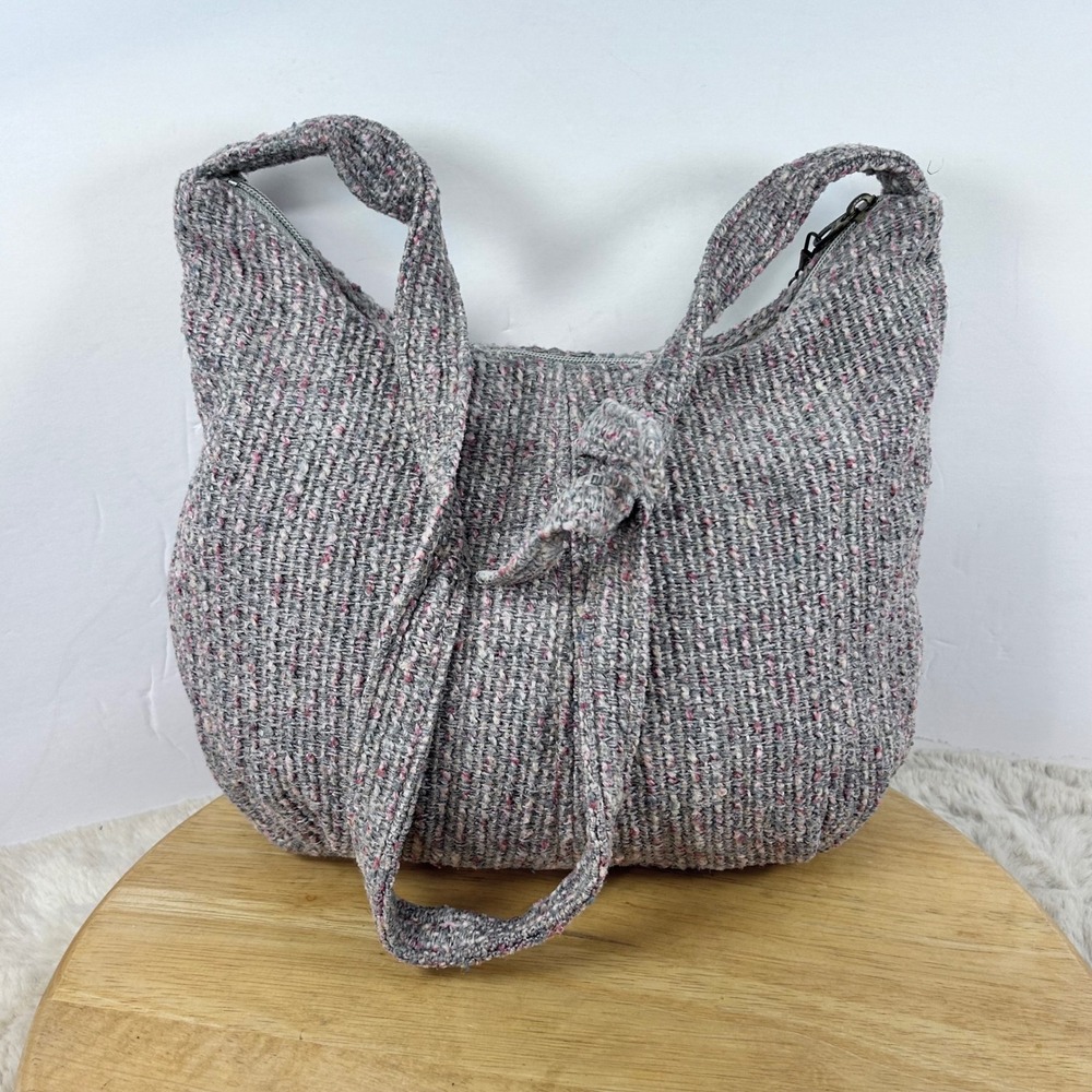 Tweed Hobo Bag Shoulder Bag Everyday Purse Casual Handbag‎